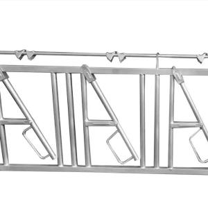 China Hot Galvanized Cattle Headlock Panels 12ft Powder Coated 1.6m High factory