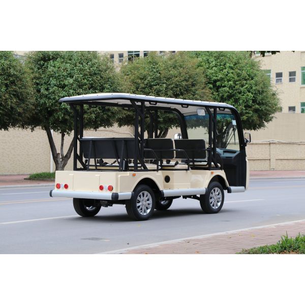 Safe Sightseeing Bus with 8 Seats 72V Lithium Battery Support Long Range