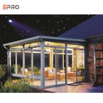 4 Season Aluminum Glass Sunroom For Solarium Customized Glass House