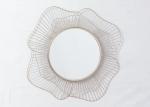 Elegance Wrought Metal Wall Art Mirror