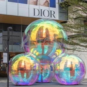 China Customizable Size and Color Inflatable Mirror Ball for Event and Party Decoration factory