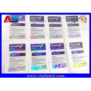 Holographic 10ml Vial Labels Injectable Peptide Prescription Vial Label Printing