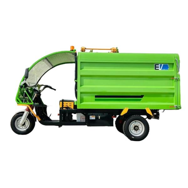 China Energy type Pure Electric Energy Small Garbage Truck with Side-mounted Self-loading and Unloading factory
