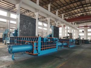 China 110s High Efficiency Powerful Scrap Baler Machine factory