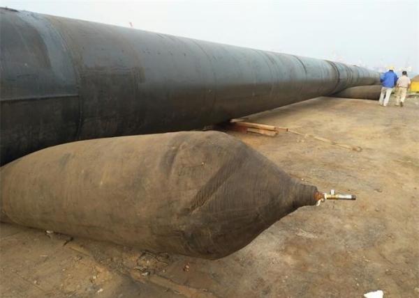 Big Carrying Capacity Marine Rubber Airbag , Boat Recovery Airbags Small Size