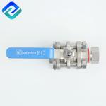 Stainless Steel 3PC Ball Valve Ss316 Female Thread Parallel BSPP