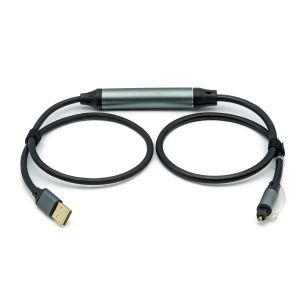 TOSLINK Optical to 3.5mm AUX Audio Cable Unidirectional Digital to Analog