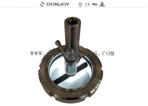 China DN125 Tank Union Type Stainless Steel Sight Glass With Light And Wipper factory