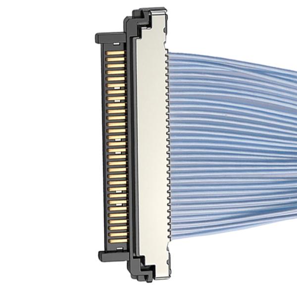 China Future-Ready USL20-30SS-015B Micro Coaxial Cable 0.4mm Connector for AI Edge Computing Cameras factory