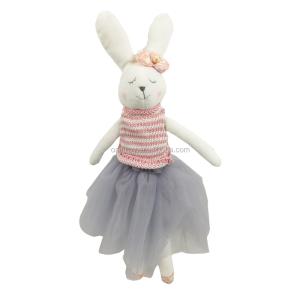 China ODM OEM Custom Stuffed Skirt Rabbit Toys Birthday Gifts Beautiful Soft Animal Toys Cute factory