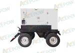 400V 10KVA Mobile Genset Trailer , Trailer Mounted Diesel Generator