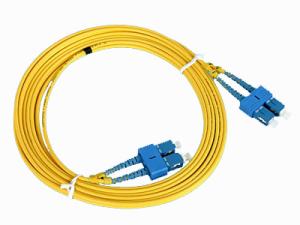China Duplex 9/125 Singlemode Yellow 3m 5m Fiber Patch Cables factory