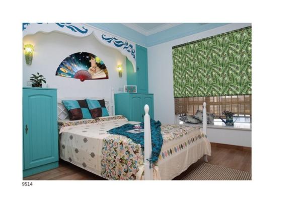 Printed roller blinds,100% polyester roller blinds fabric,digital printing