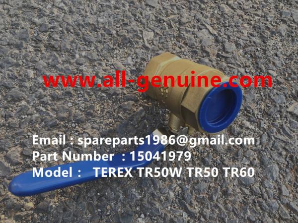 15041979 BALL VALVE TEREX NHL DUMP TRUCK TR35 TR50 TR60 TR100 CUMMINS ALLISON
