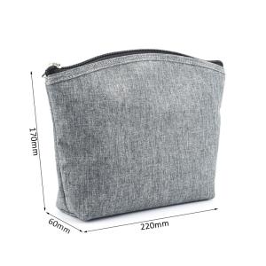 China Multi-Function Pure Color Blank Portable Travel Makeup Cosmetic Bag factory