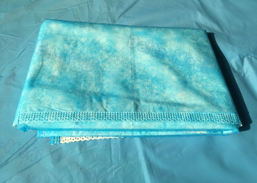 Blue Color Disposable Medical Sheets , Medical Bed Sheets 40 - 100gsm