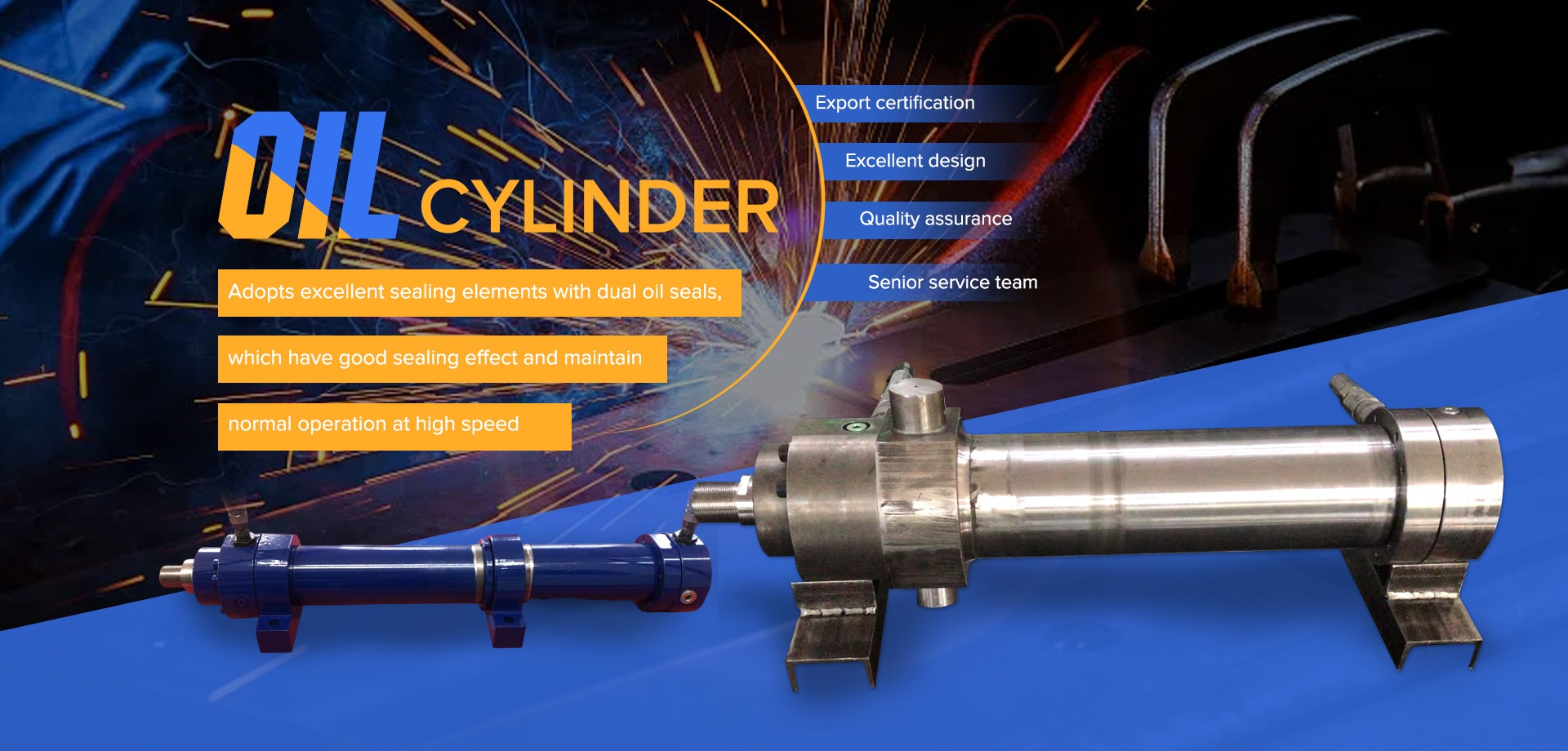 Trailing Suction Dredger Cutter Suction Dredger Tank Cylinder 860mm Maximum Stroke