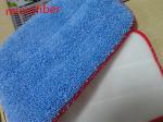 13 * 47 Microfiber Dust Mop Blue Twisting Fabric Red Stitched Floor Cleaning