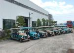8 Seats Classic Golf Cart Club Car Golf Buggy Blue Color With 1165mm Rear Tread
