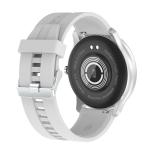 White 640x480 150mAh Round OLED Smart Watch Fitness Tracker