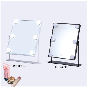 China Every Day Occasion Popular Design Light Bulb In Chrome Travel Cosmetic Makeup Vanity With Hollywood Mirror factory