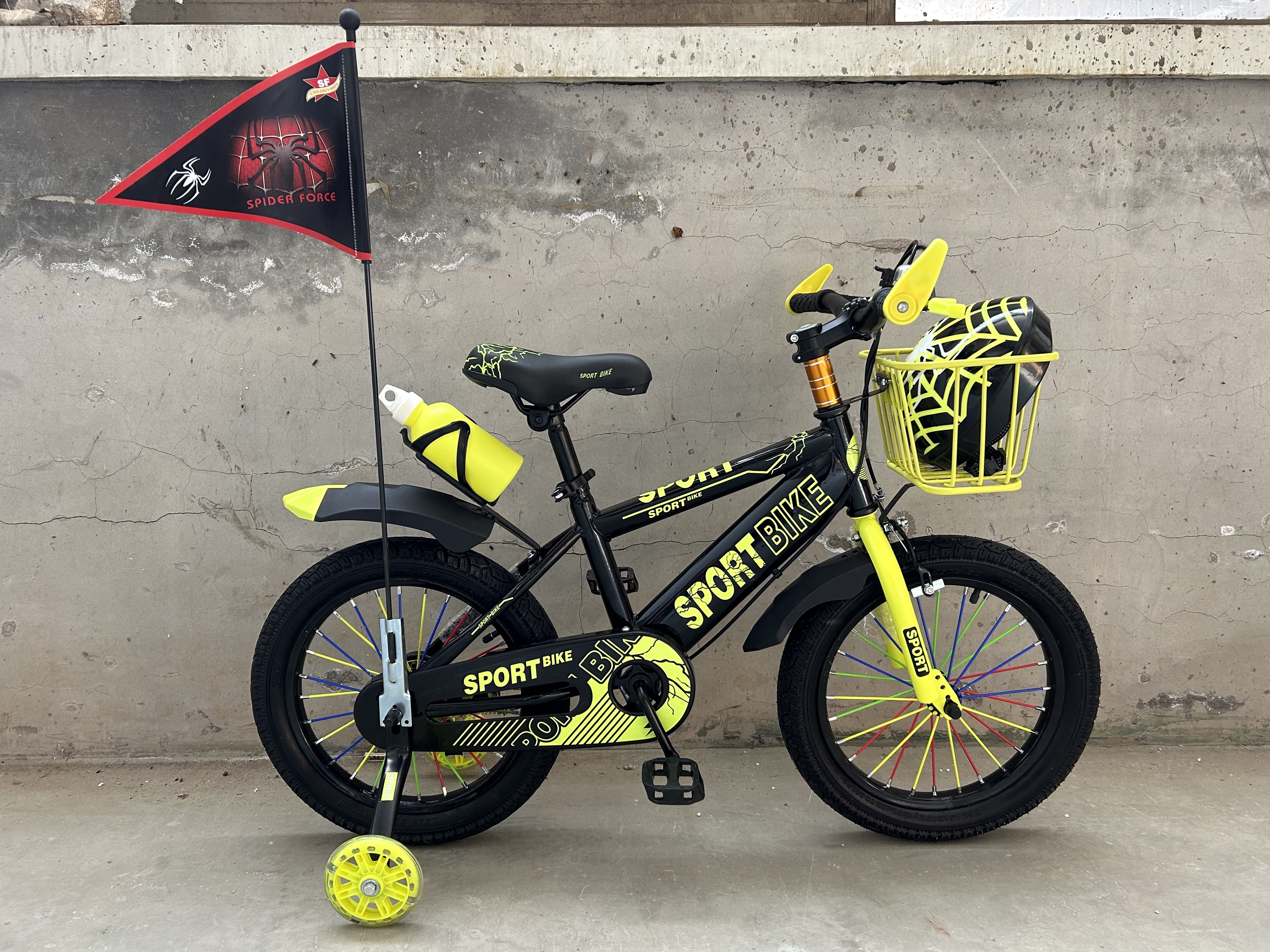 High Quality Kids Bicycle Children's Bicycle/Kids Bike For Small Child 12" Wheel Size Cheap Price with Flag and Helmet