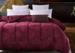 Winter Season Embossed Flannel Fleece 180x220cm Quilt Fiber