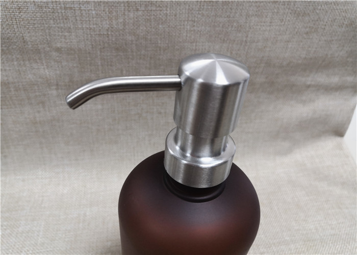Left Right Lock Refillable Plastic Lotion Pump Easy Cleaning Custom Color