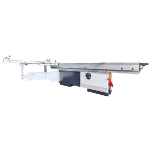 China Electric Lifting Semi Automatic Wood Cutting Horizontal Sliding Table Panel Saw MJ6132 factory