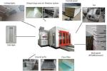 Automotive Car Spray Paint Booth With Environment Electric Heating