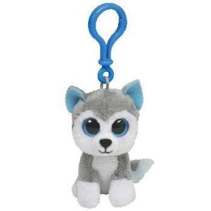 China Husky Dog Stuffed Animal Plush Toy Keychain , Grey / White / Rice white factory
