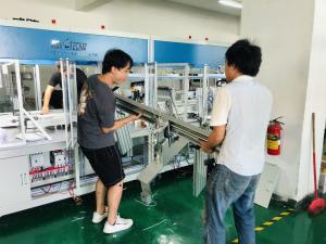 China 16KW Cylindrical 18650 / 32700 Battery Pack Production Line factory