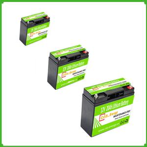 China Rechargeable 12V 20Ah lithium li-ion battery pack for solar lights factory