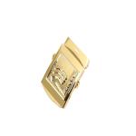 Hardware Custom Design Retro Brass Metal Belt Buckle 3D Logo Engraved