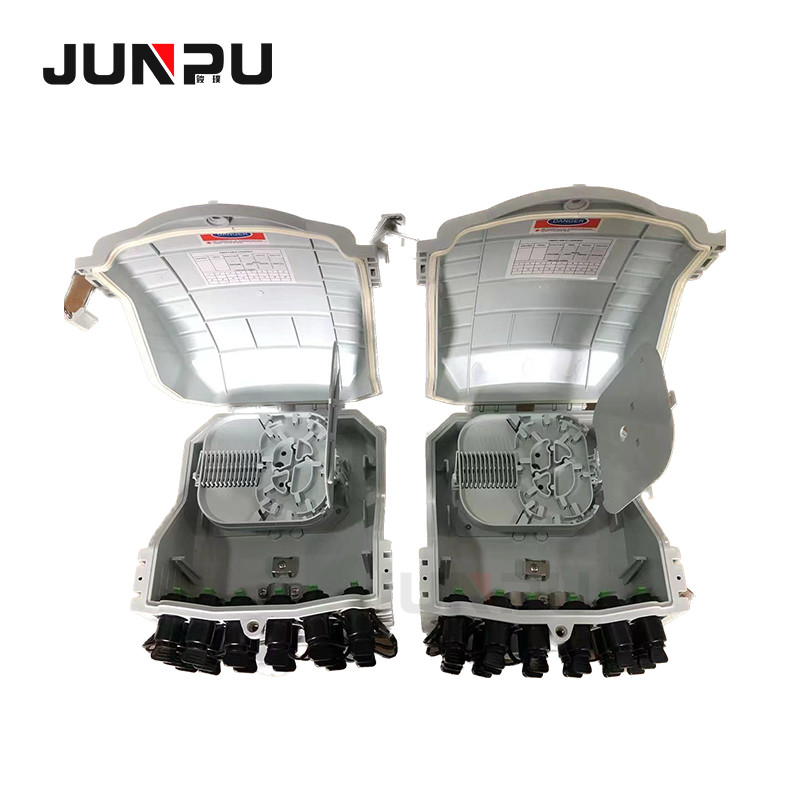 Fiber Optic Cable IP65 Fiber Optic Terminal Distribution Box 16 Core With Wall/Pole Method