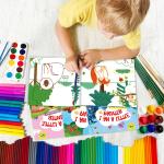 Panda Juniors PJ014 Water Drawing Toddlers Coloring Book Education Toys