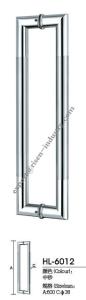 China Stainless steel door handle HL6012, dia38 X 600 factory