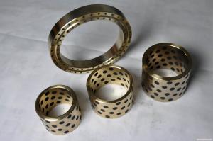 China Industrial Graphite Bronze Bushing Anti Erosion High Thermal Conductivity factory