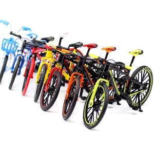 China Items Creative Alloy Bicycle Models Ornaments Mini Bicycle Metal Toy Models Collection factory
