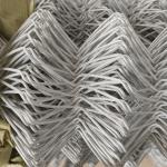 3m Height Galvanized Chain Link Fence 9 Gauge Heat Treated Pressure Treated Wood