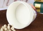 Individual Disposable Bowls For Hot Food , Paper Ice Cream Bowls