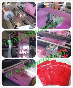 China PLC Automatic Non Woven Bag Making Machine For Non Woven Bag Handle Bag factory