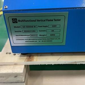 ISO 6940 Multifunctional Vertical Flammability Test Equipment For Fabric