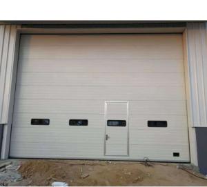 China Motorized Sectional / Large Overhead Door Auto 220V Bifold Garage factory