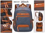Nylon Business Casual Backpack Waterproof Student School 18 Inch Laptop Rucksack