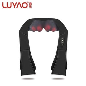 China FDA Kneading Electric Heating Shiatsu Neck Shoulder Massager DC12V factory