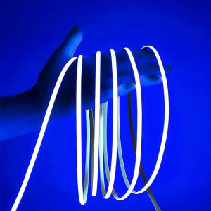 China 100lm/w DC 12V24V 8mm 320leds Blue Flexible COB Led Strip Light for Cabinet Bedroom Kitchen Lighting Decoration factory