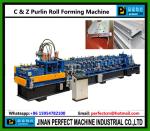 C and Z Purlin Roll Forming Machine
