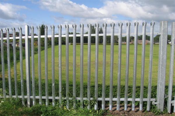 Wholesale OEM Anticorrosive Material Steel Palisade Fencing Security Cheap Farm