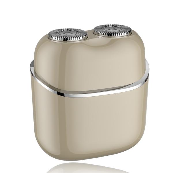 Portable Mini Dual-Head Electric Shaver Fully Washable with Magnetic Floating